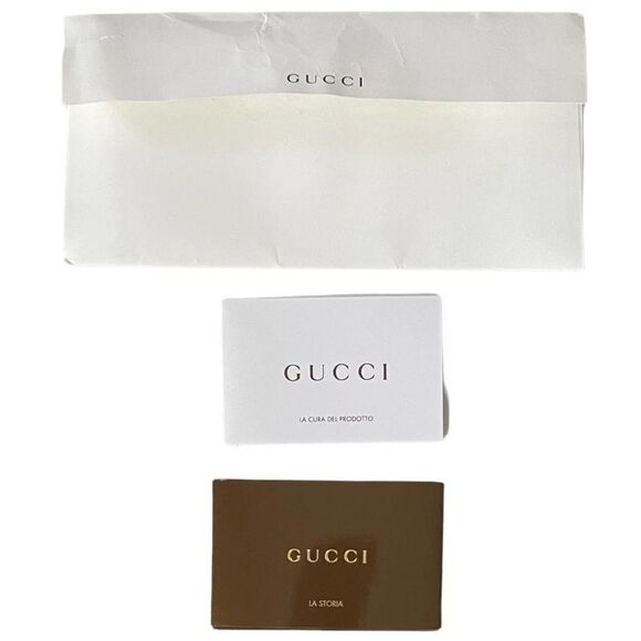 Gucci Supreme Joy Web Tote Purse Handbag Shoulder Bag Brown Logo - Picture 6 of 13